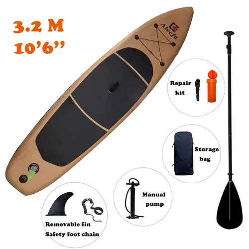 10'6'' 11' Inflatable Stand Up Paddle Board inflat Surf SUP Paddle