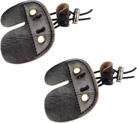 2 Pack Leather Archery Finger Tabs Archery Finger Guard for Shooting Practice Gear,Right Hand