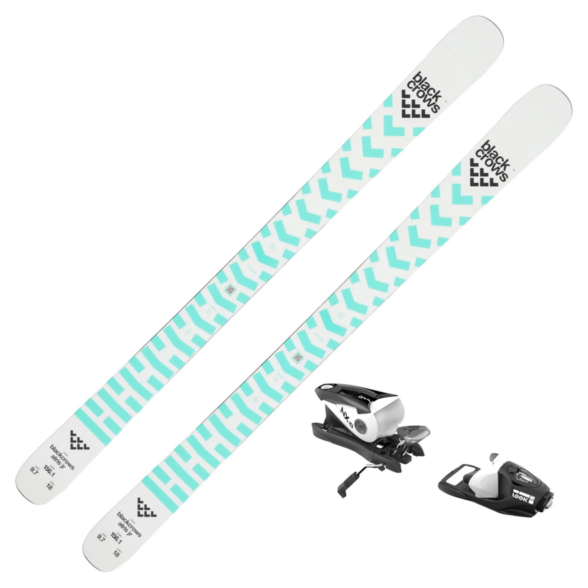 2023 Black Crows Atris Junior Skis w/ Look NX 10 GW Bindings