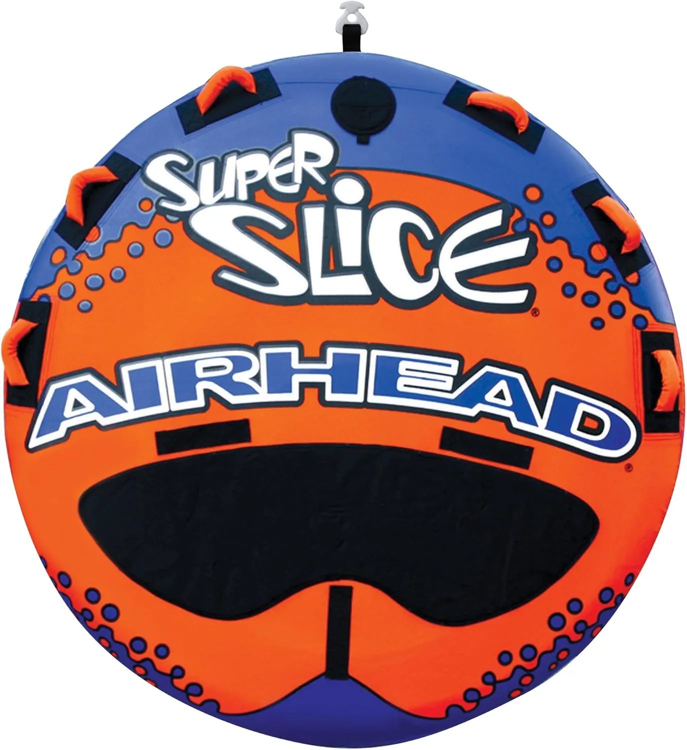 Airhead Slice Towable 2-4 Rider Models, Tube for Boating and Water Sports, Heavy Duty Full Nylon Cover with Zipper, EVA Foam Pads, and Patented Speed Safety Valve for Easy Inflating & Deflating