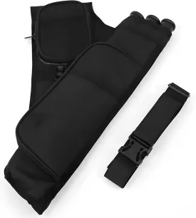 Archery Quiver with 3 Arrow Tubes, Nylon and Oxford Cloth, Holds 12-16 Arrows, Ideal for Compound and Recurve Bows, Right-Handed Use