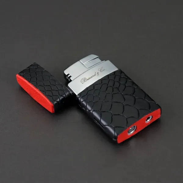 BRIZARD Venezia Lighter - Python Black Red VLPBR