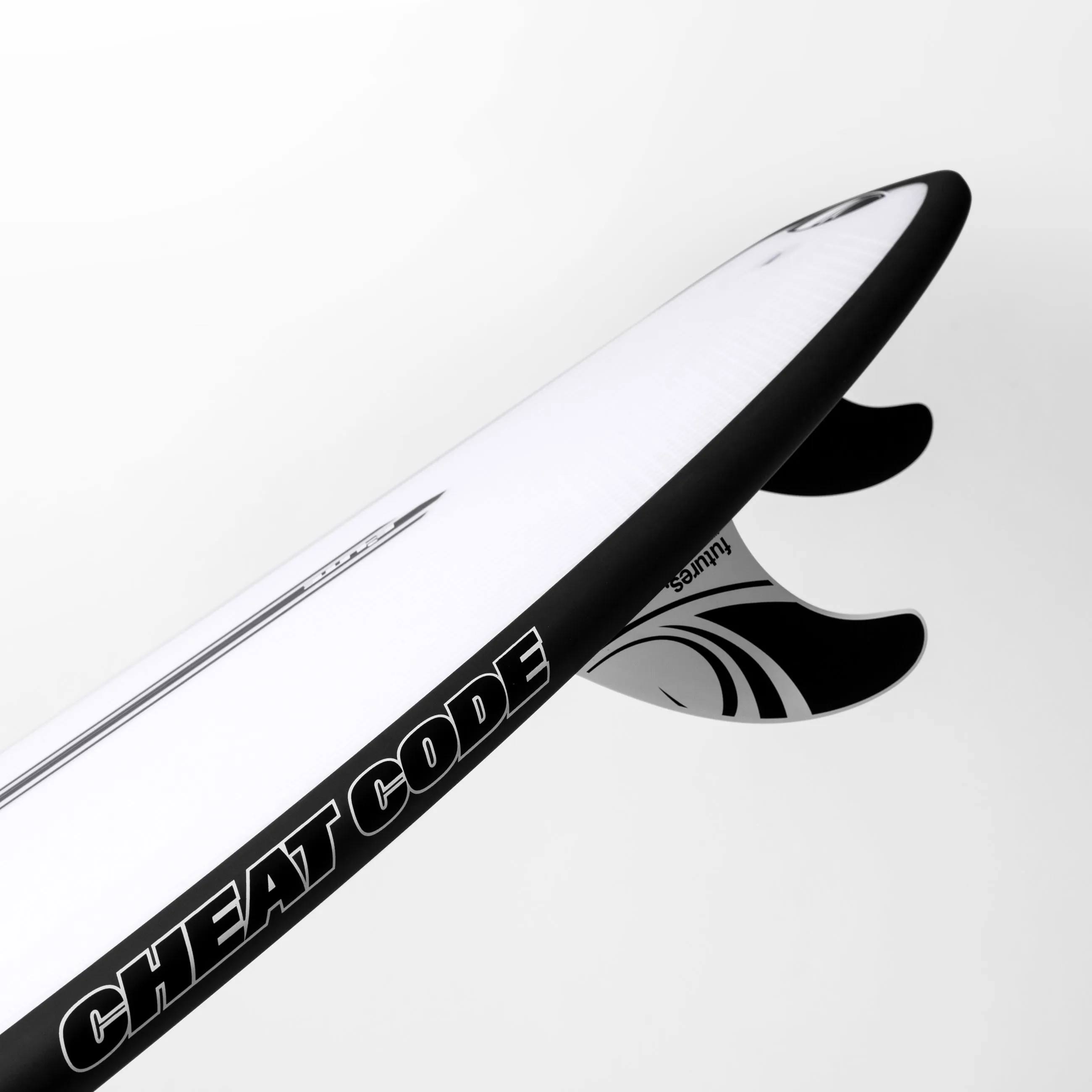 CHEAT CODE (E3 LITE) 5'10" x 19.75 X 2.55 - 31.30L, Squash, 5x  FCS 2 Fin Boxes, Epoxy E3 - ID:875962