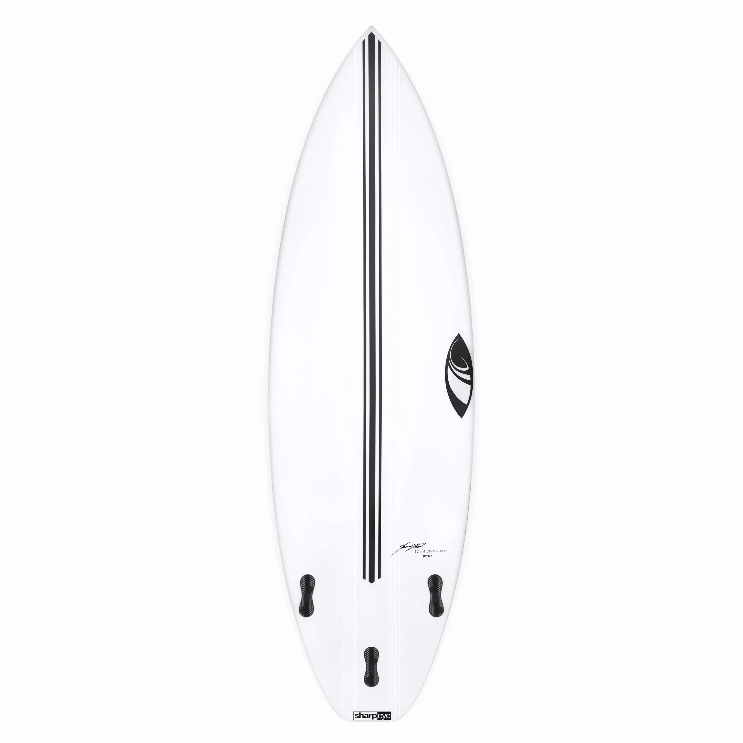 DISCO II (E3 LITE) 6'1" x 20.4 X 2.65 - 34.20L, Squash, 3x  FCS 2 Fin Boxes, Epoxy E3 - ID:936357