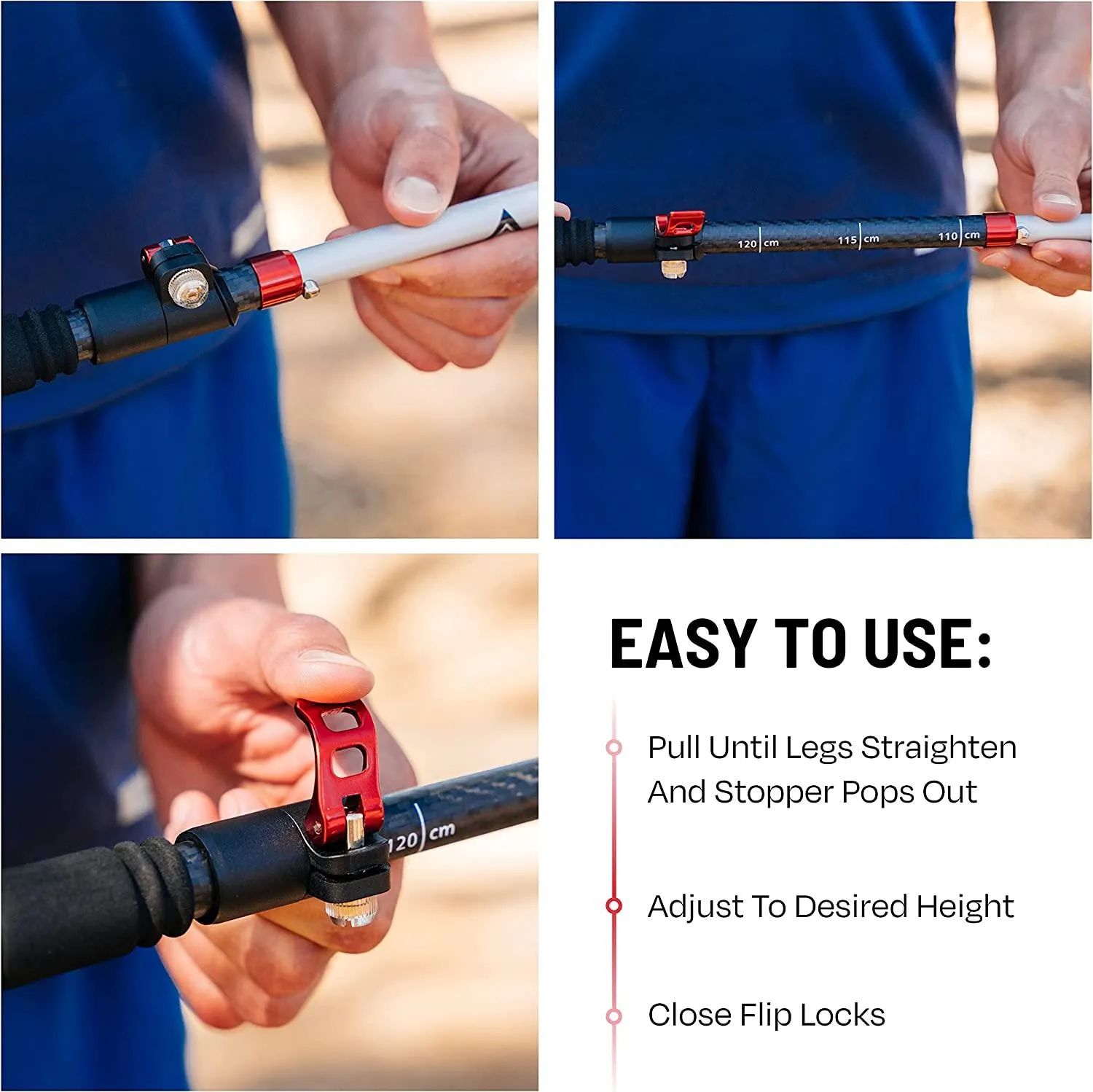 Enhance Your Hiking Experience with ATACAMA 2 Lightweight Hiking Poles: The Perfect Companion for Your Trekking Adventures!