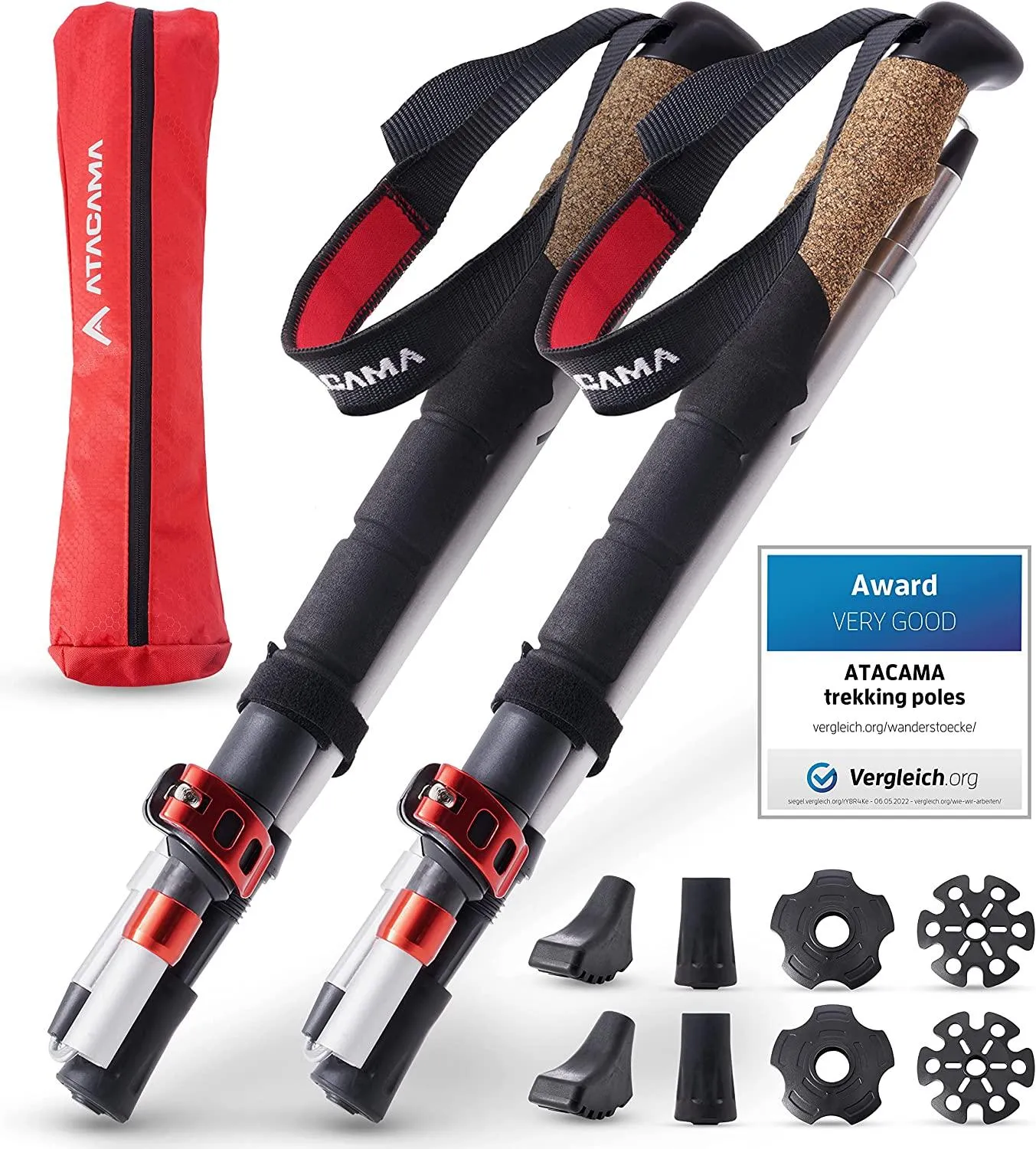 Enhance Your Hiking Experience with ATACAMA 2 Lightweight Hiking Poles: The Perfect Companion for Your Trekking Adventures!