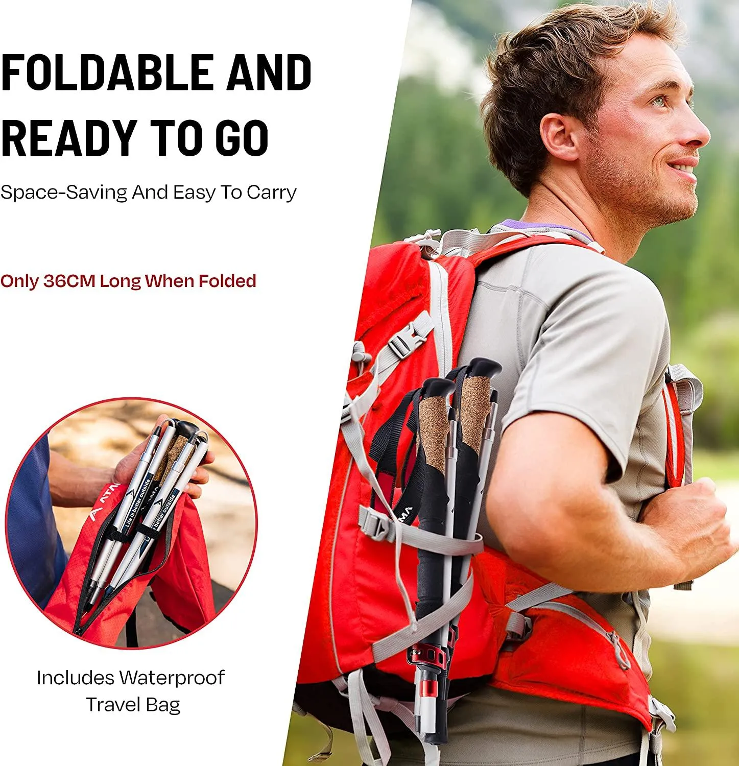 Enhance Your Hiking Experience with ATACAMA 2 Lightweight Hiking Poles: The Perfect Companion for Your Trekking Adventures!