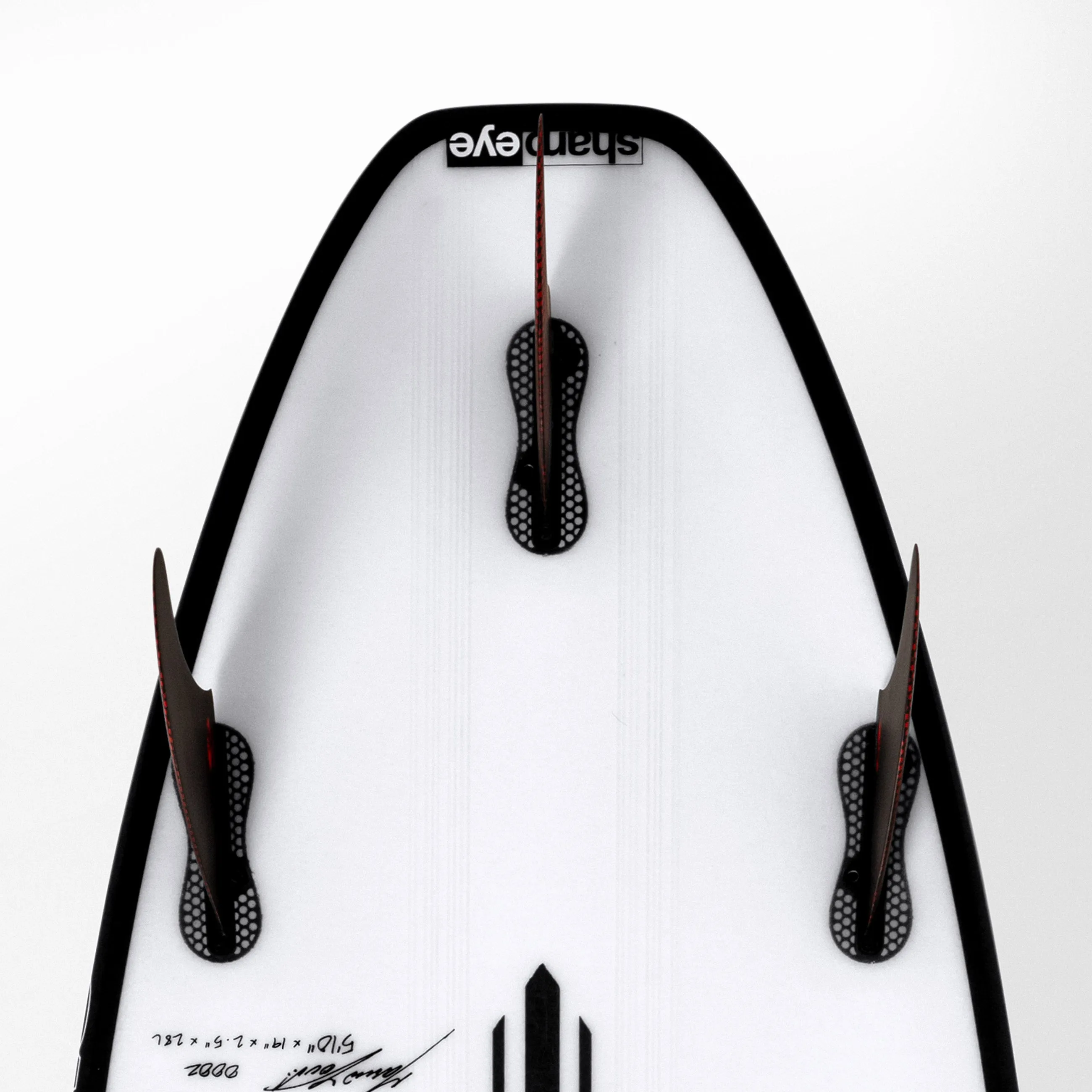 INFERNO 72 (E3 LITE) 5'6" x 18.5 X 2.37 - 24.20L, Squash, 3x  FCS 2 Fin Boxes, Epoxy E3 - ID:929074