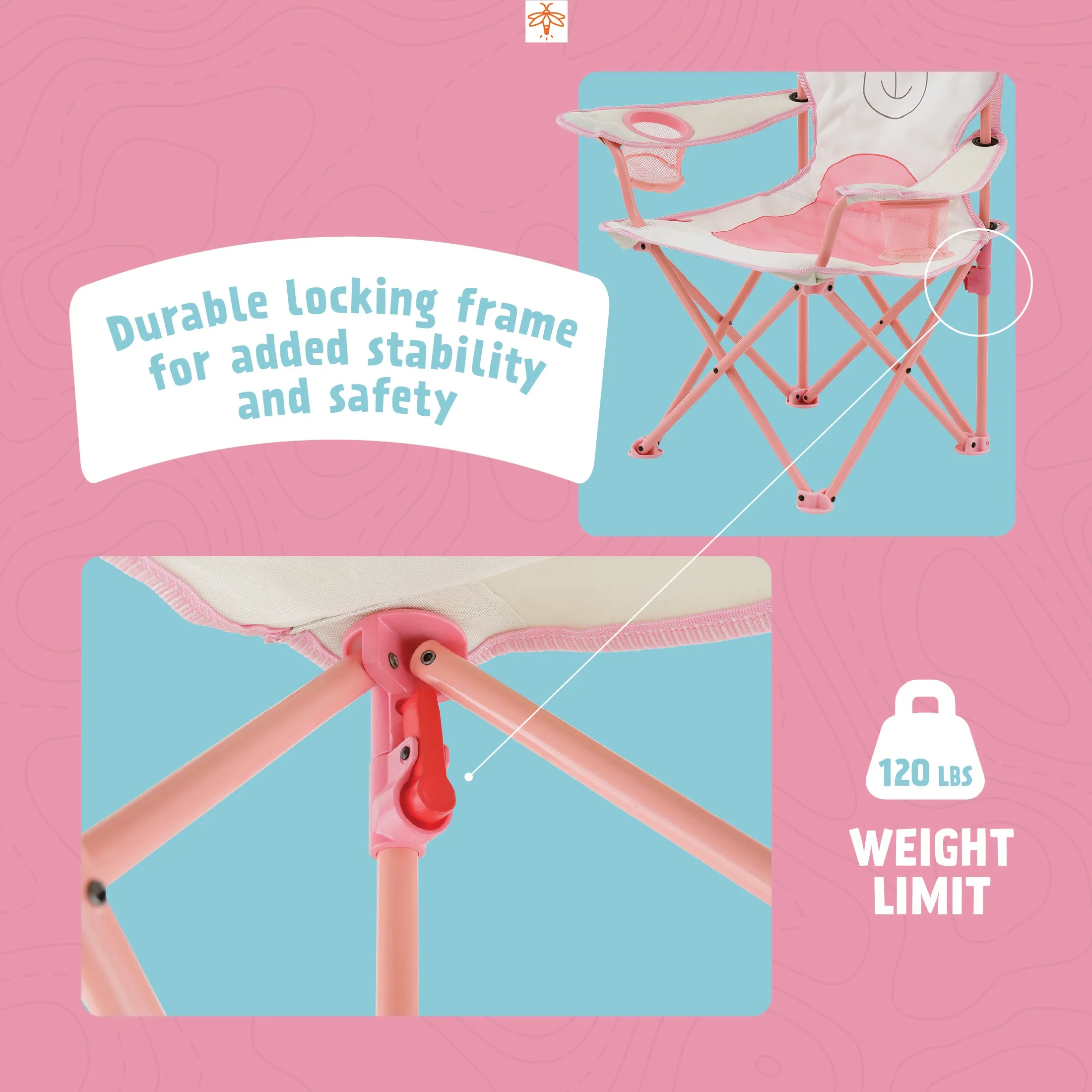 Izzie the Llama Kids' Camping Chair