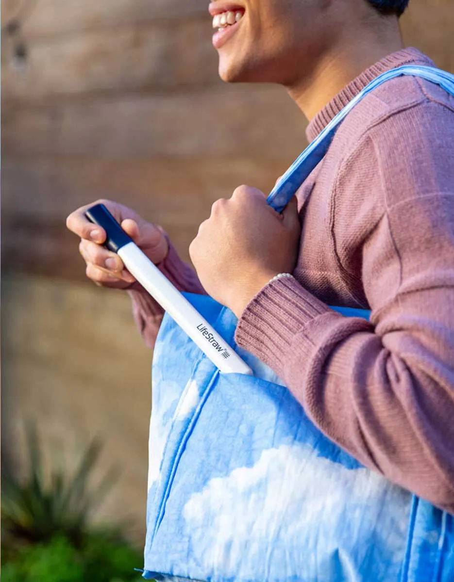 LIFESTRAW SIP REUSABLE STEEL FILTER STRAW- BPA-Free