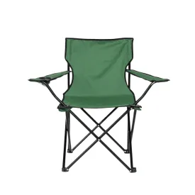 Lifestyle Living Folding Camping Chair | Green | Cup Holder | Holds Up To 120kg