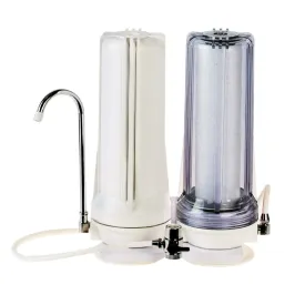 Mains Water Double Benchtop Countertop Dual Counter Benchtop Top Filter