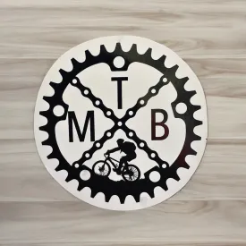 Mountain biking sticker, Mountain bike sticker, Mountain bike decal, Free Shipping,