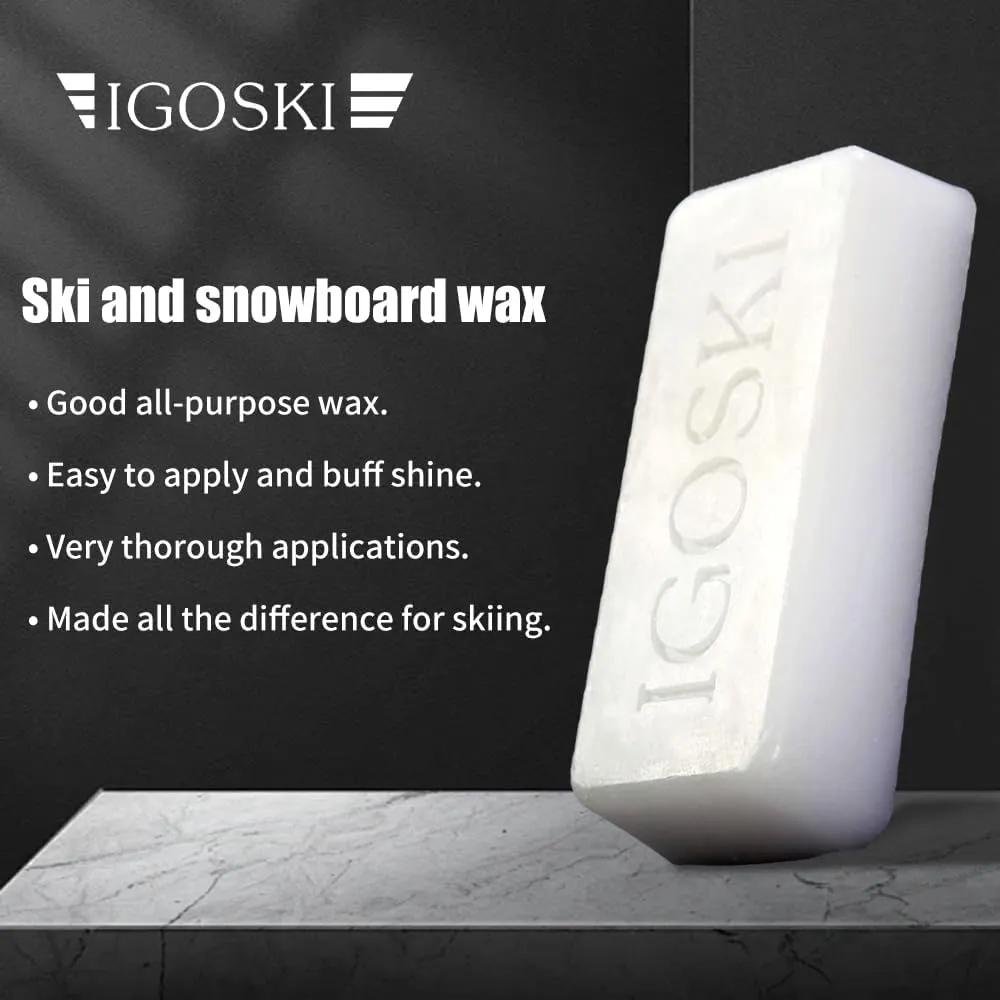 Ski Wax for Snowboard 180g  Universal Glide Wax for Optimal Performance in Any Condition