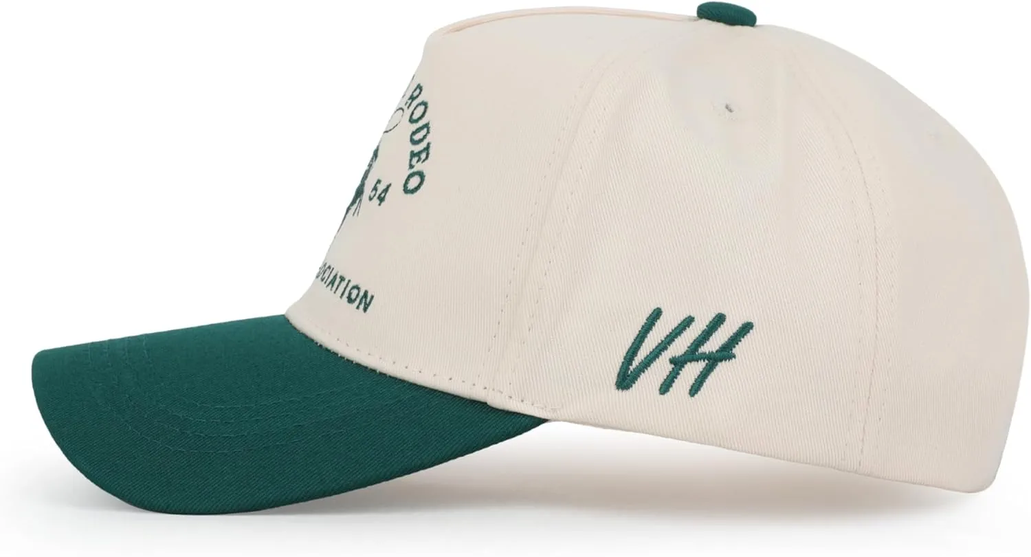 Vintage Havana Trucker Hats Women & Men | Western Retro Snapback Hat | Cute Trendy Fashion Baseball Cap | Tan Green Brown Red