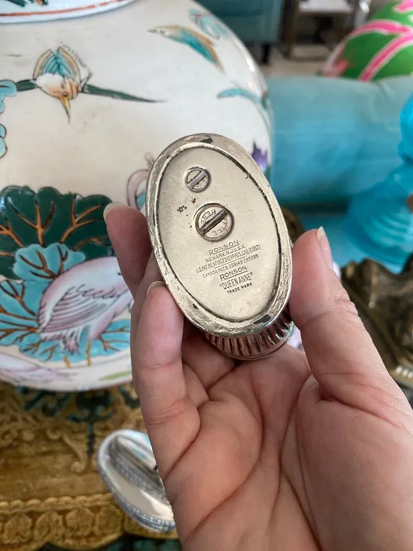 Vintage Lighter, Ronson Silverplate
